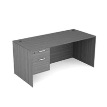 Load image into Gallery viewer, Valley Grey Single Pedestal Desk
