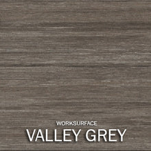 Load image into Gallery viewer, Valley Grey Executive U-Shape Desk With Aluminum Door Hutch
